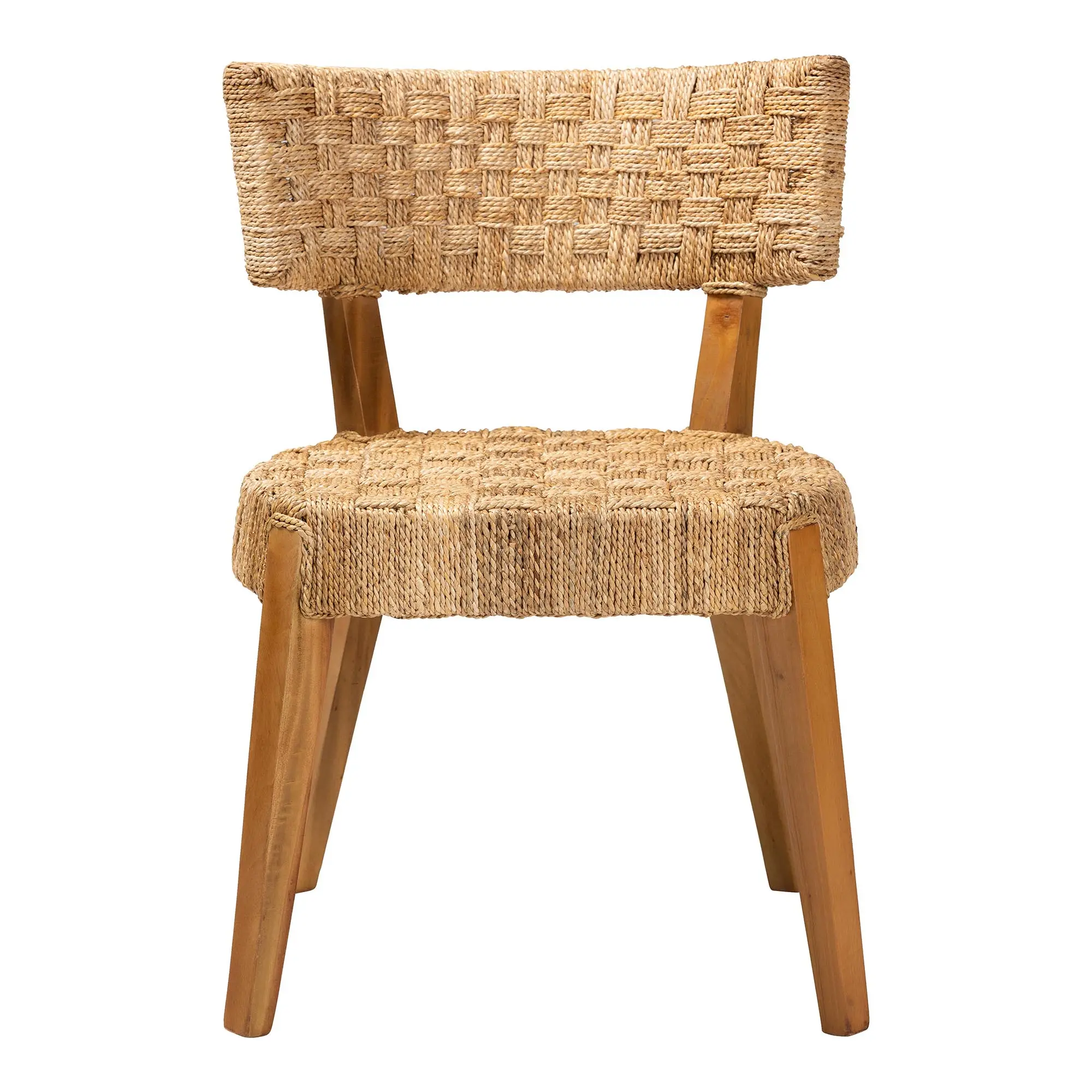 251-13853-RCW Sabit Seagrass and Mahogany Dining Chair-3