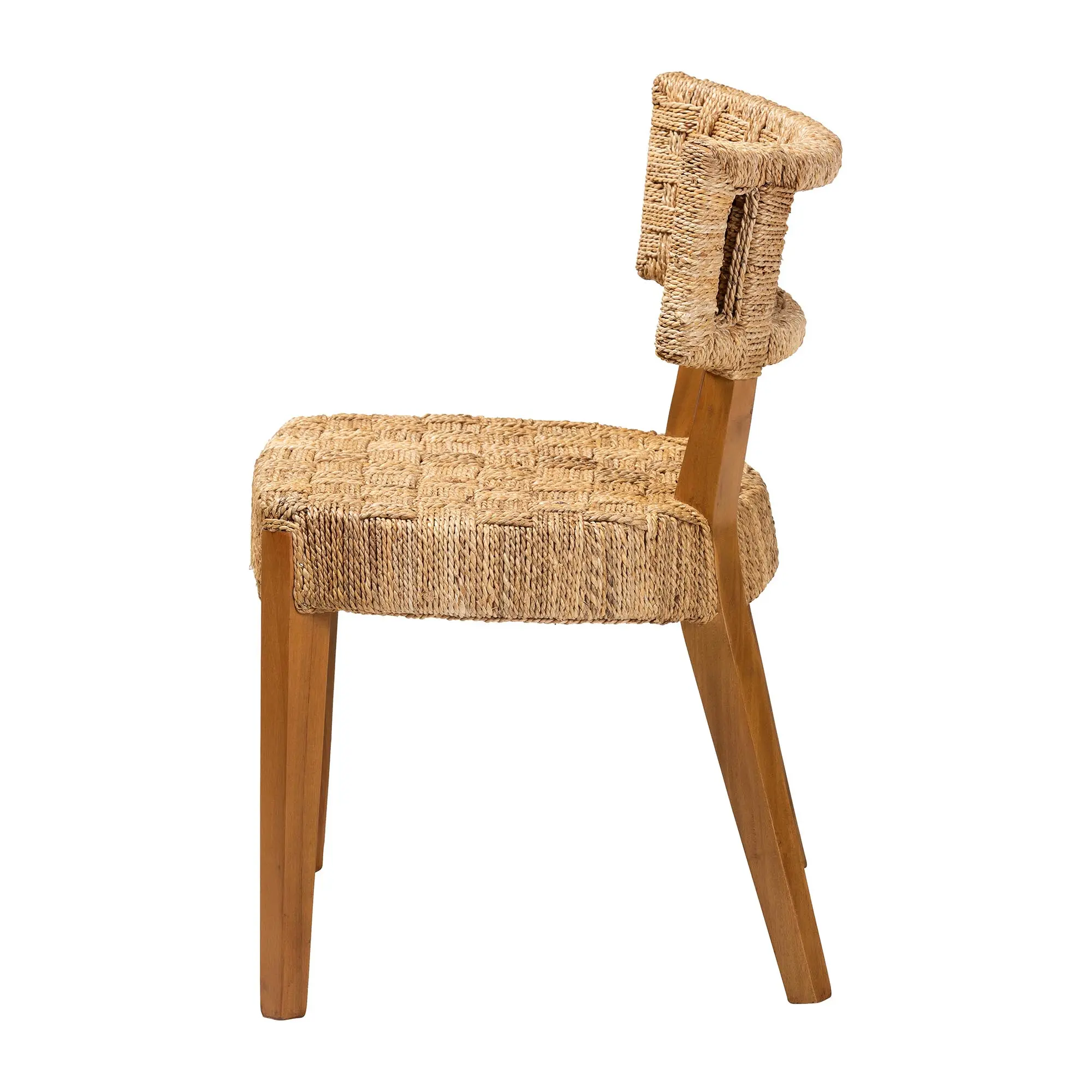 251-13853-RCW Sabit Seagrass and Mahogany Dining Chair-4