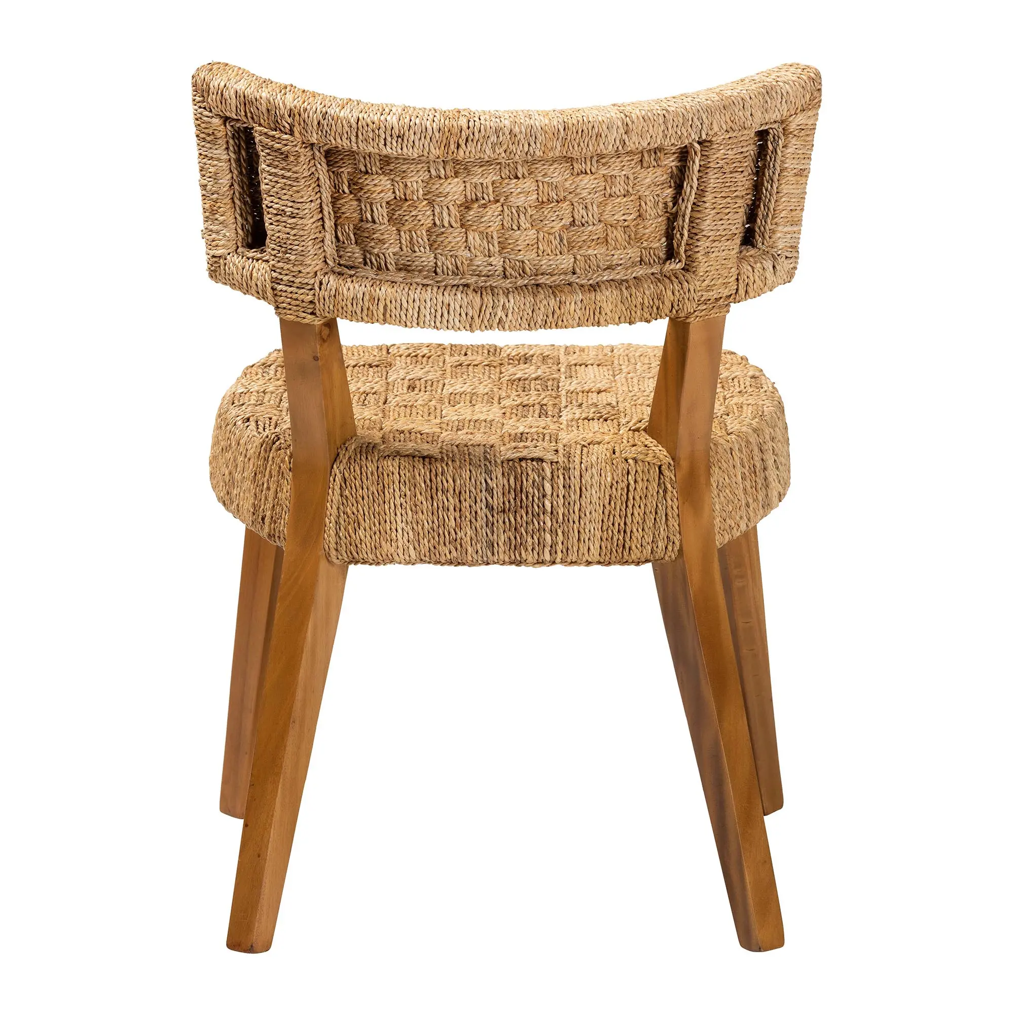 251-13853-RCW Sabit Seagrass and Mahogany Dining Chair-5
