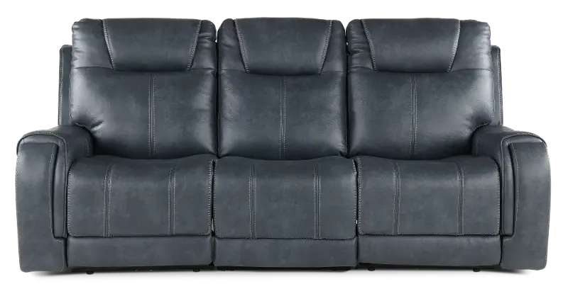 Conway Slate Gray Triple Reclining Sofa