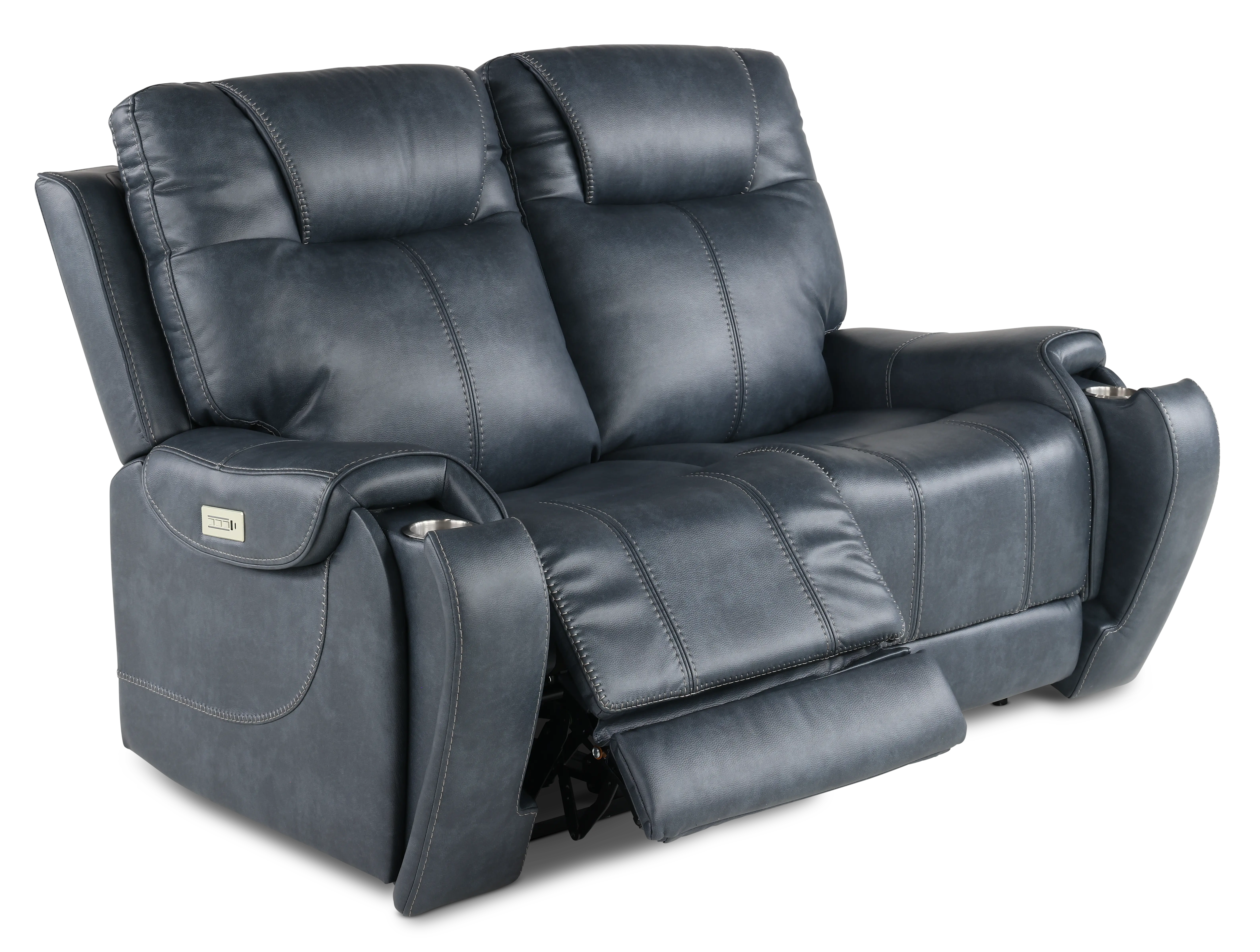 Conway Slate Gray Power Reclining Loveseat-6