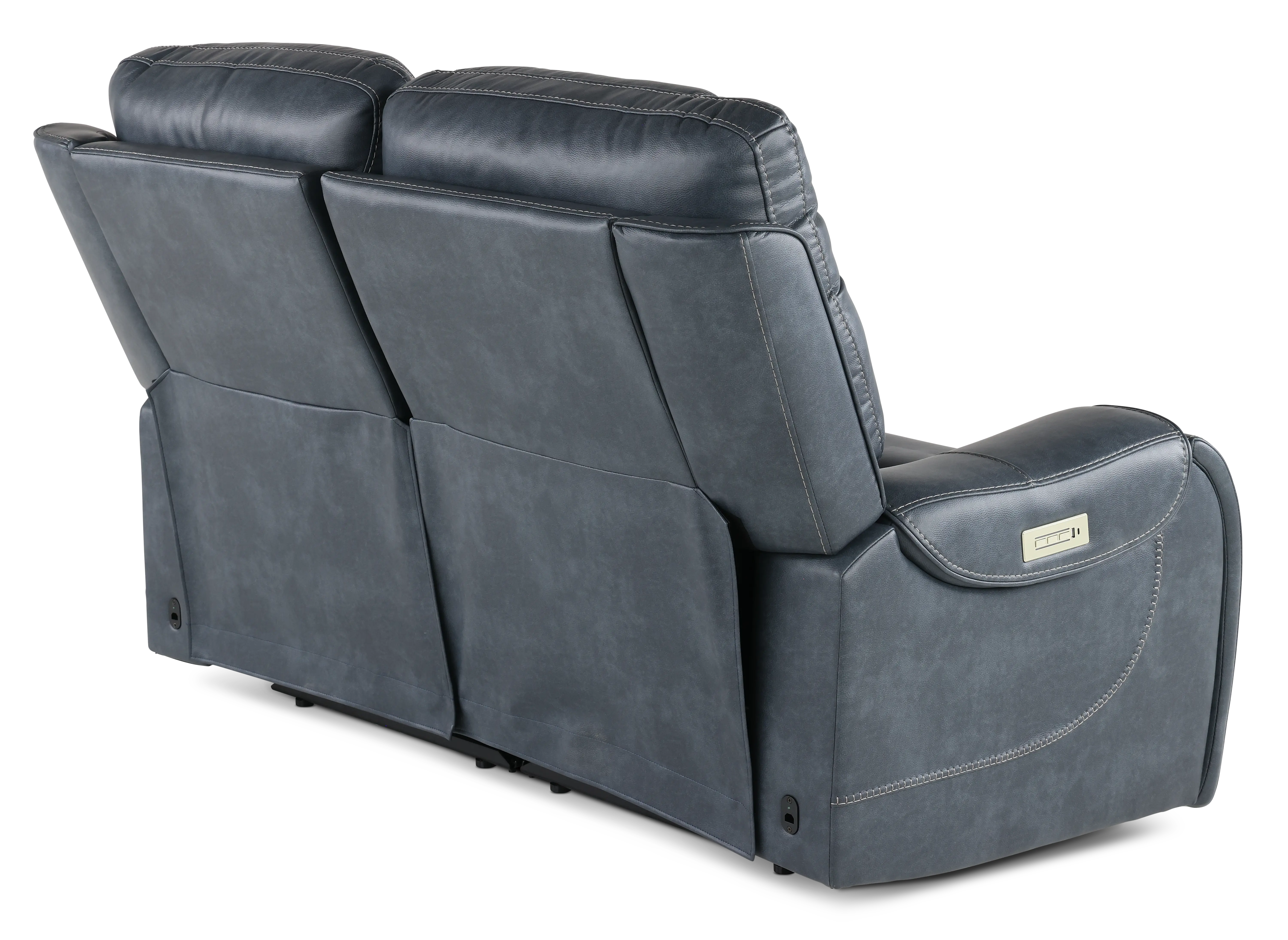 Conway Slate Gray Power Reclining Loveseat-7