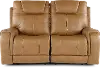 Conway Saddle Brown Power Reclining Loveseat