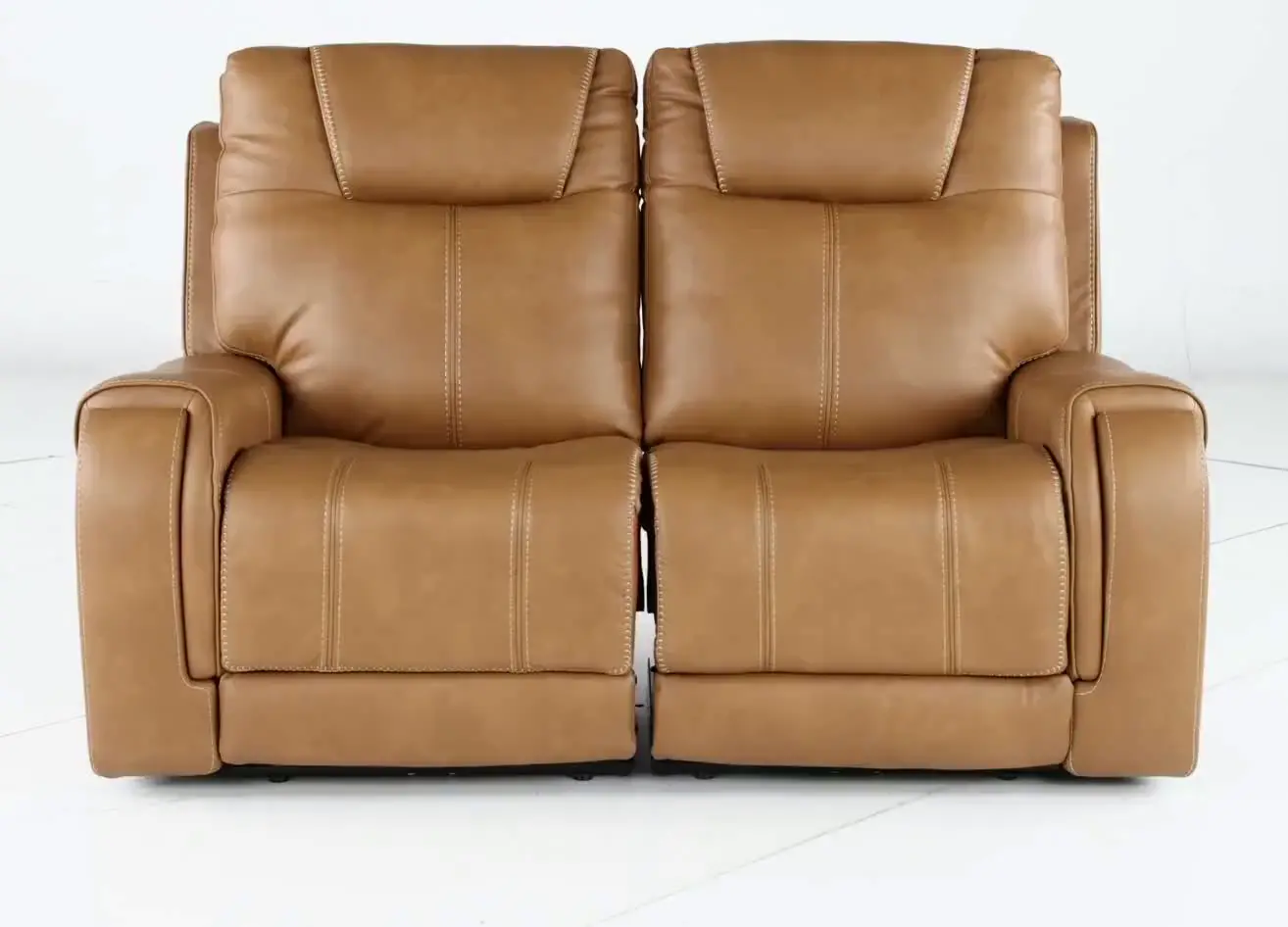 Conway Saddle Brown Power Reclining Loveseat-4