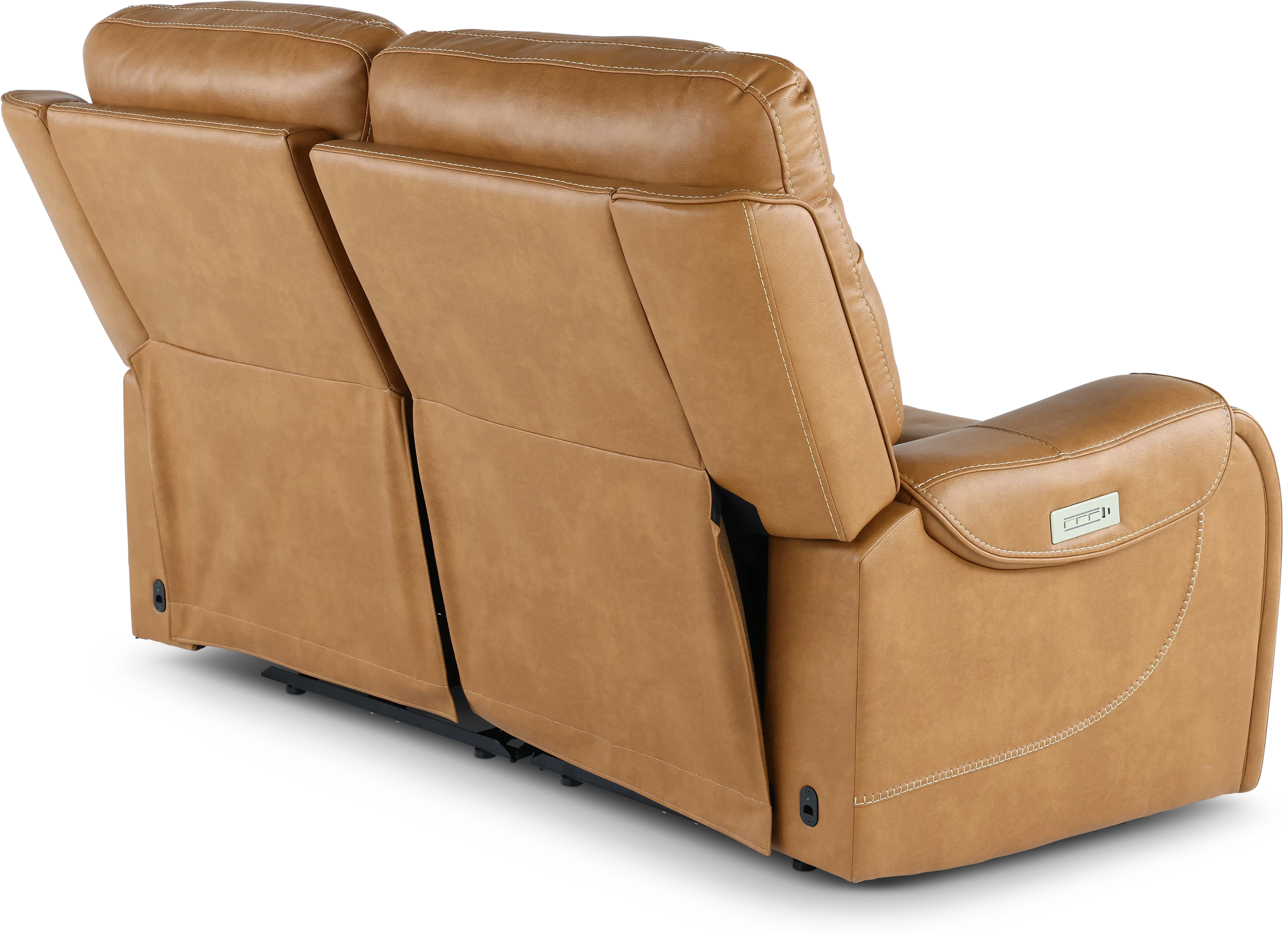 Conway Saddle Brown Power Reclining Loveseat-6