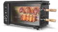 Brazilian Flame Black 2-Skewer Electric Rotisserie Grill