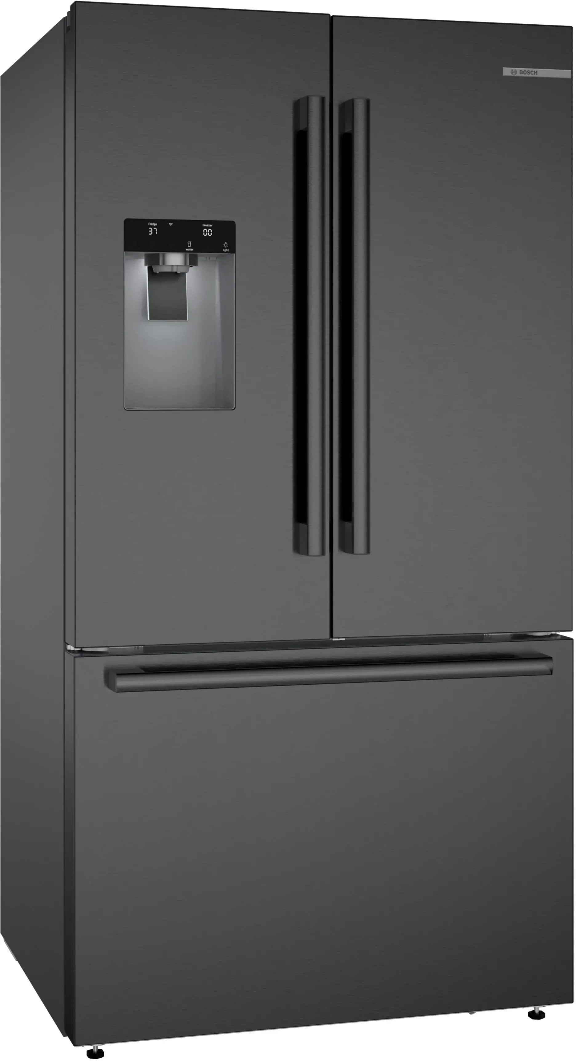 B36FD52SNB Bosch 26.0 Cu Ft French Door Refrigerator - Black Stainless Steel-12