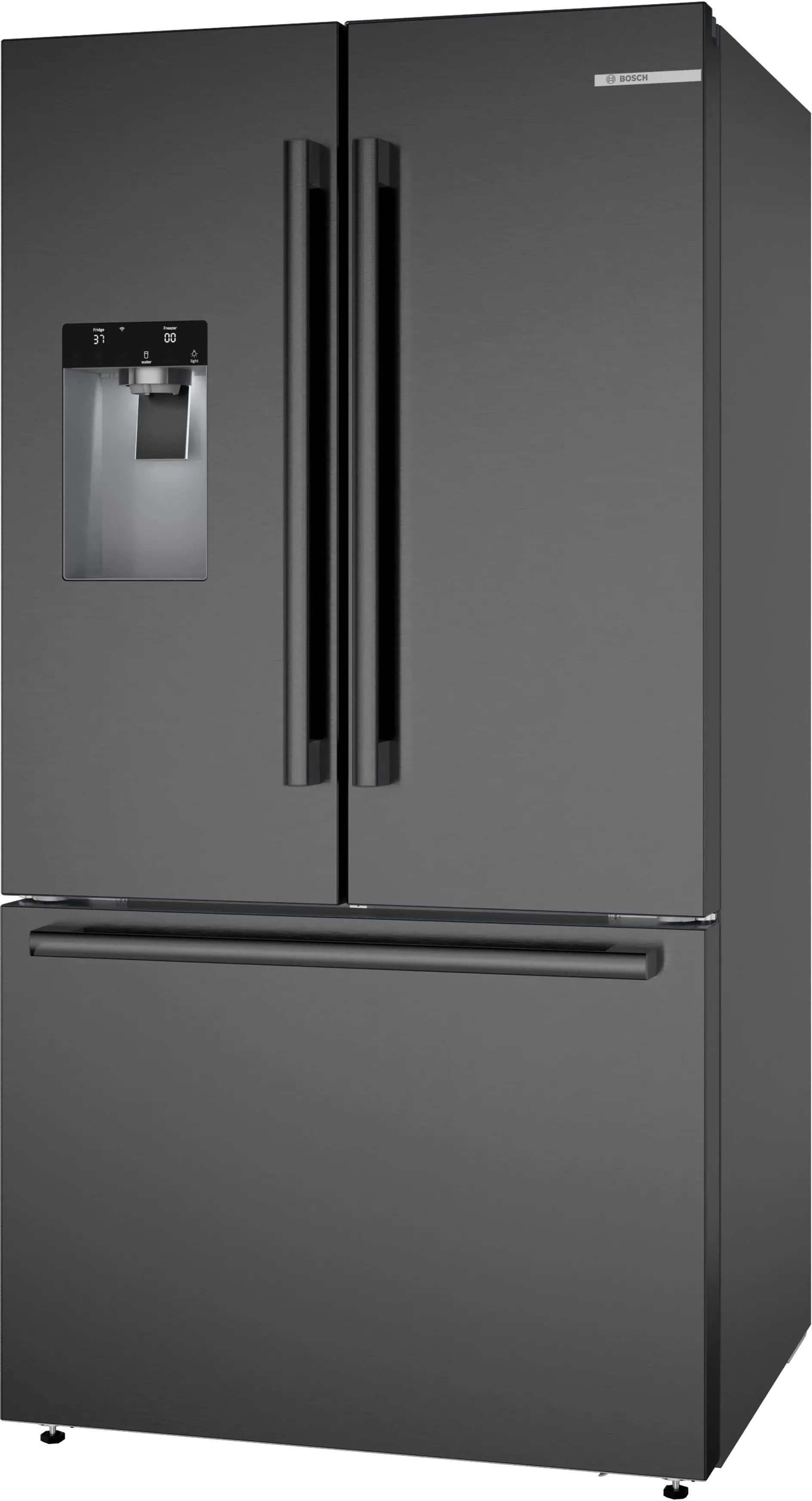 B36FD52SNB Bosch 26.0 Cu Ft French Door Refrigerator - Black Stainless Steel-13