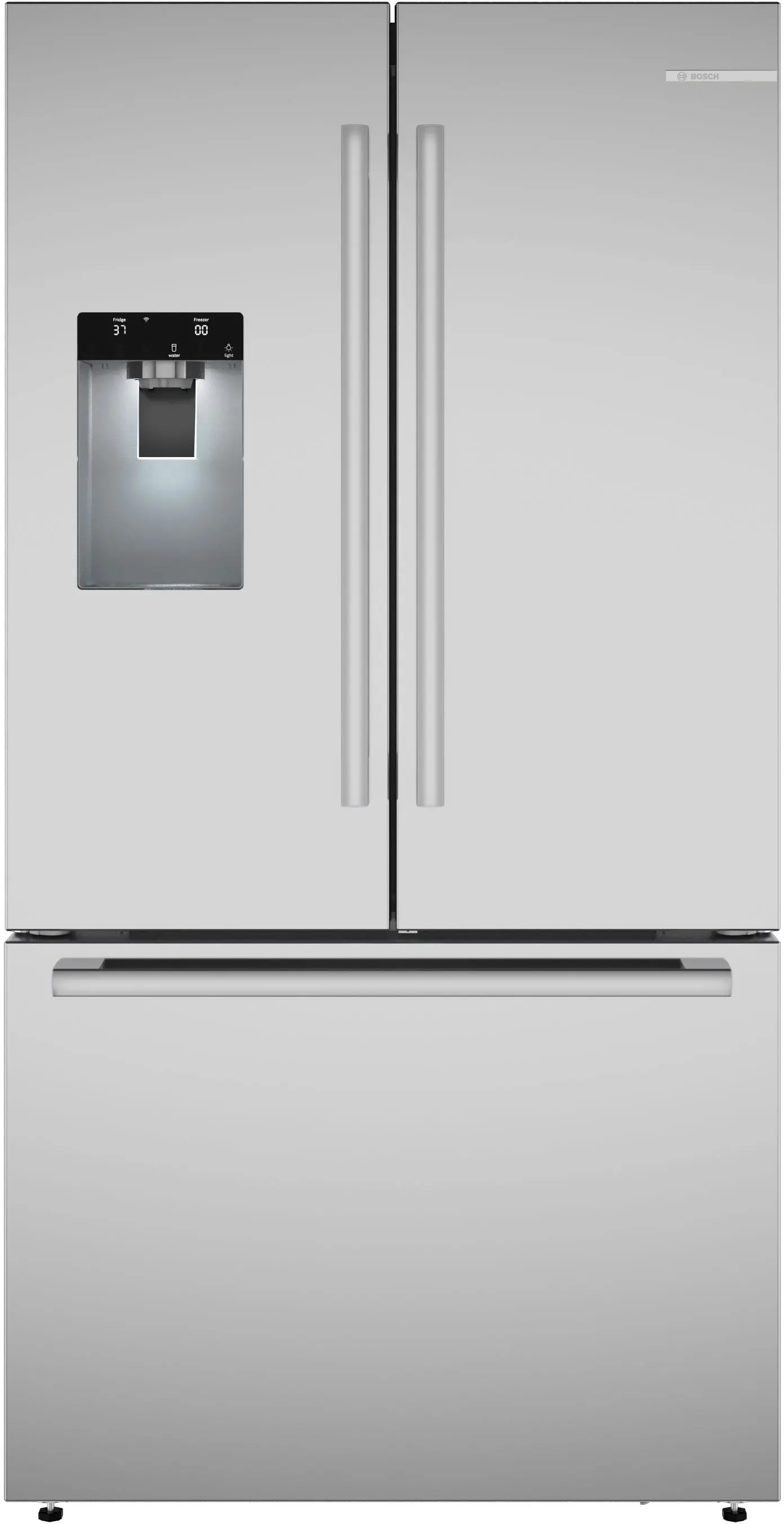 B36FD52SNS Bosch 26.0 Cu Ft French Door Refrigerator - Stainless Steel-1