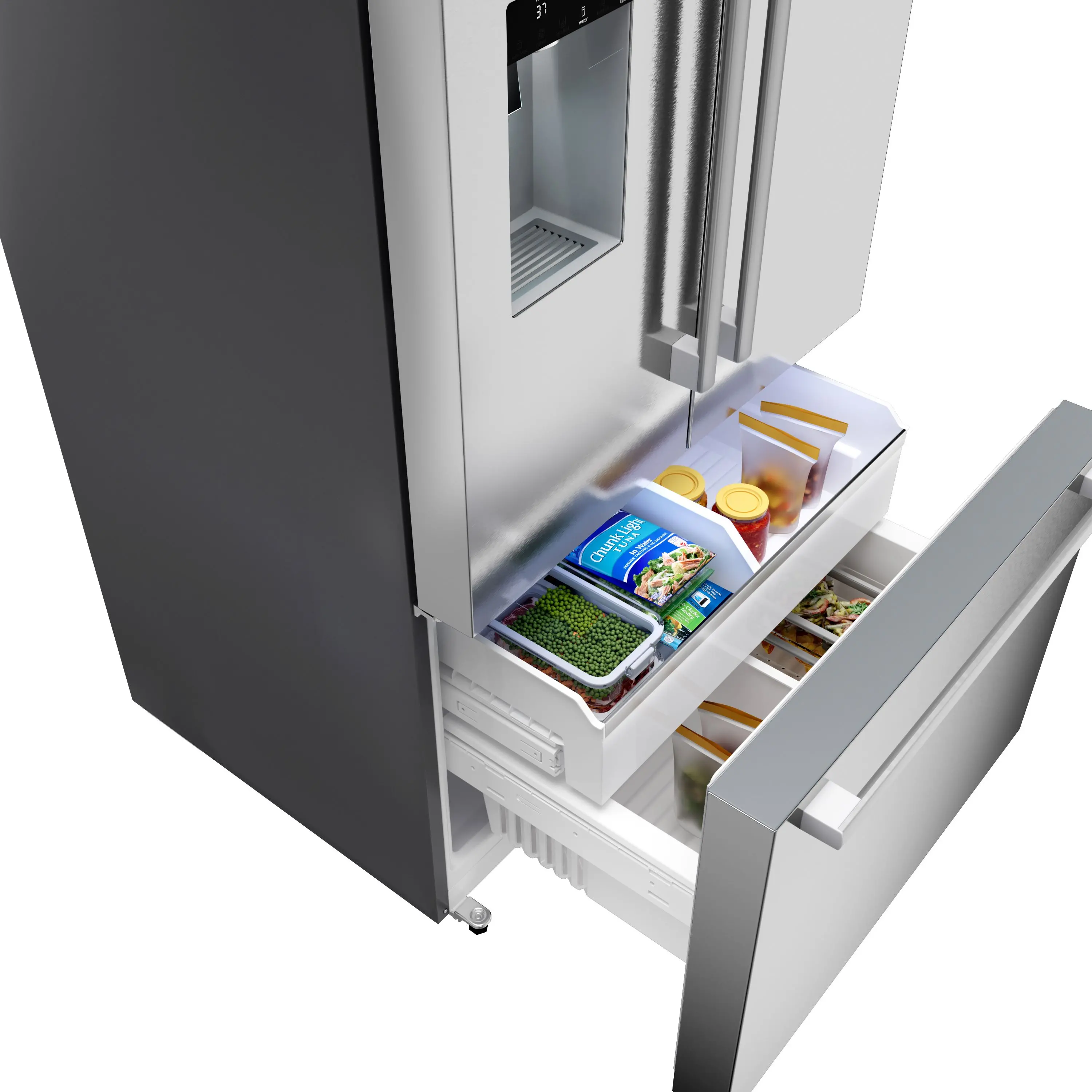 B36FD52SNS Bosch 26.0 Cu Ft French Door Refrigerator - Stainless Steel-8