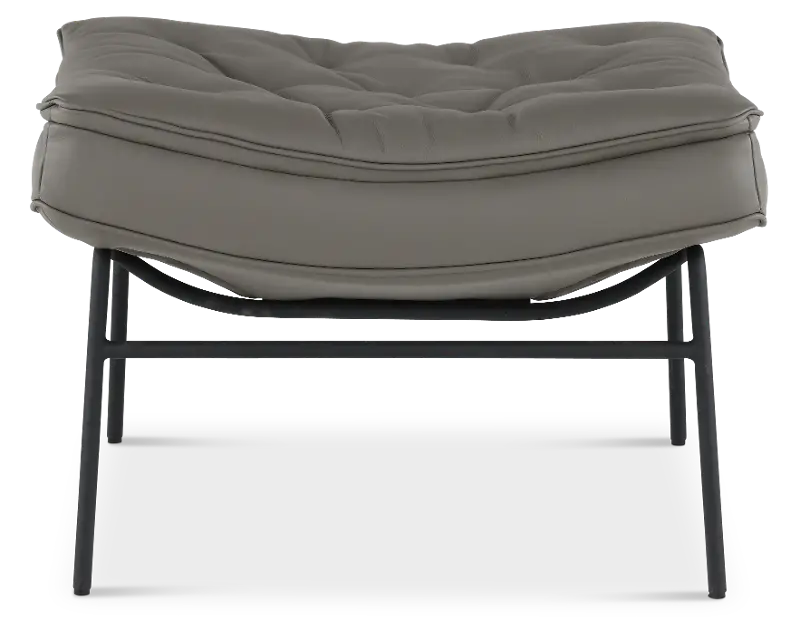 Zen Miami Dolphin Gray Ottoman