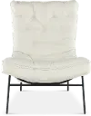 Zen Ice White Accent Chair