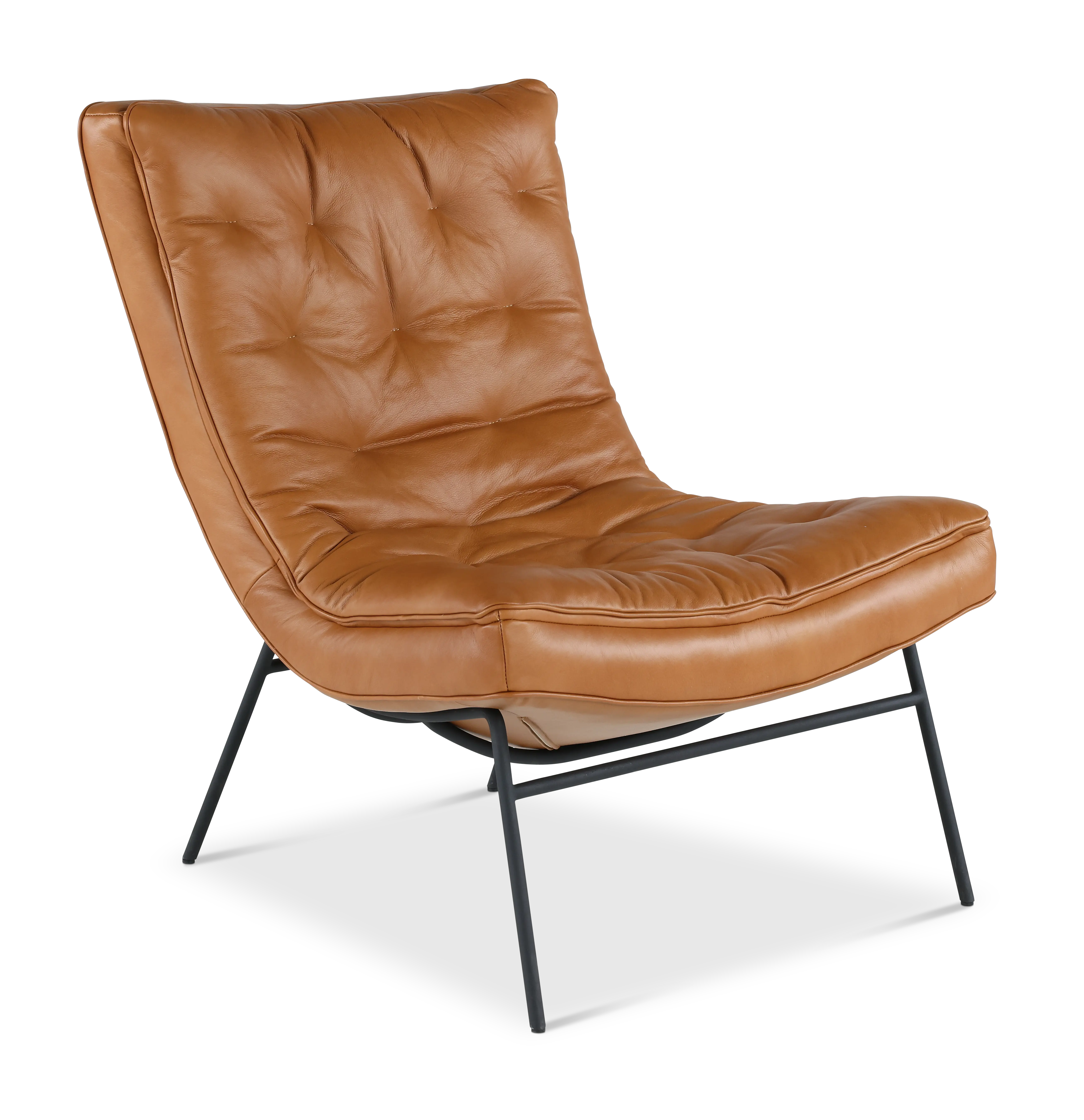Zen Caramel Brown Accent Chair-3