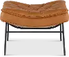 Zen Caramel Brown Ottoman