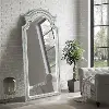 244-ACM50 Magnolia Antique White Floor Mirror