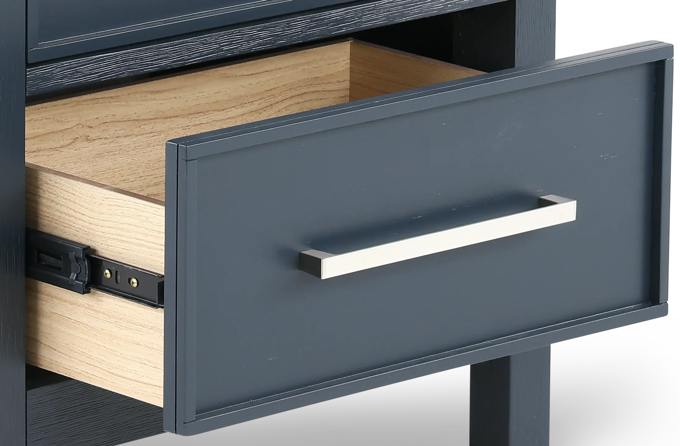 Parker Blue and Brown Nightstand-6
