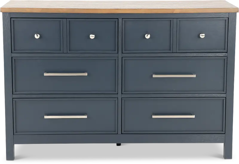 Parker Blue and Brown Dresser