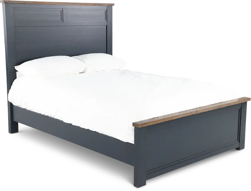 Parker Blue and Brown Full Bed