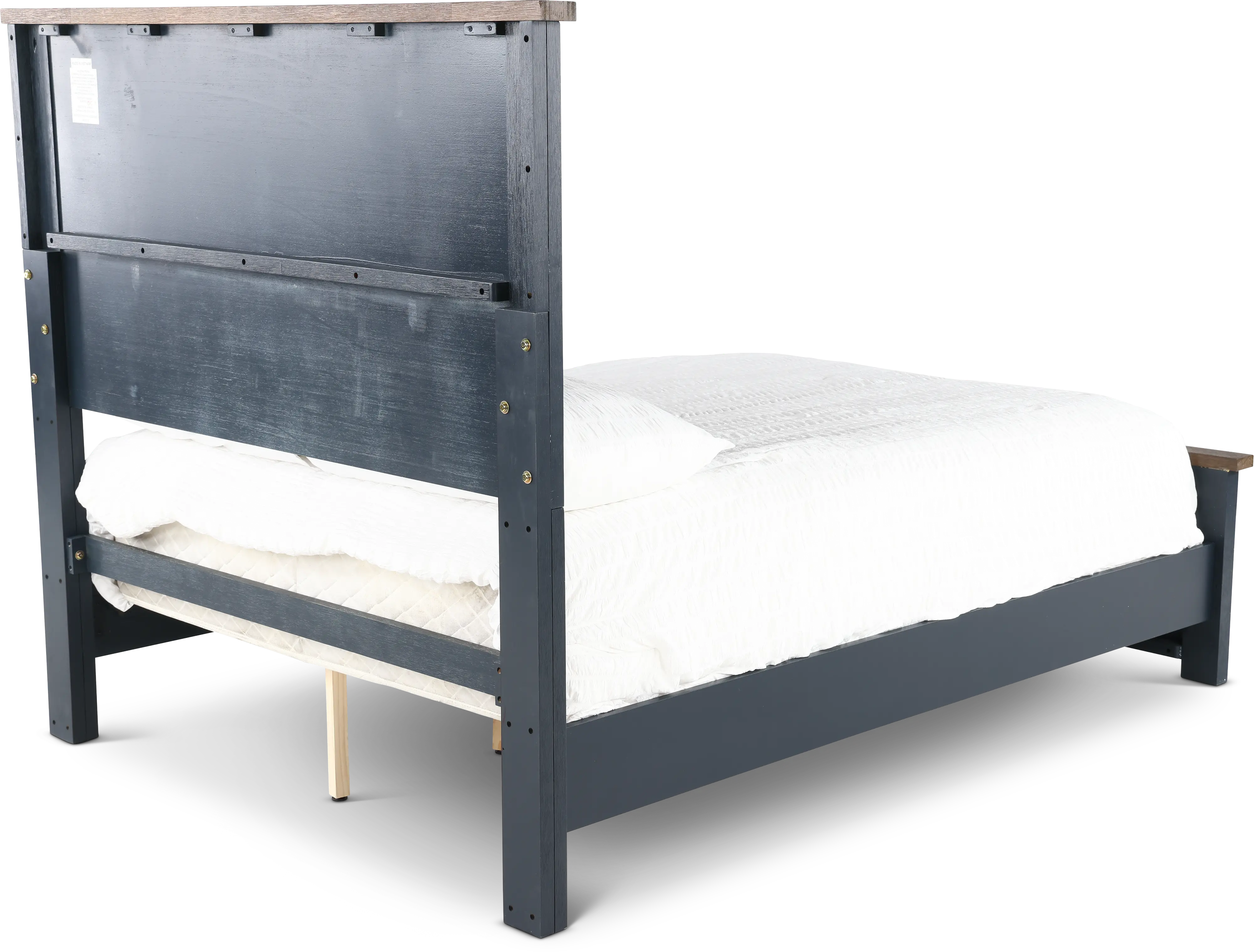 Parker Blue and Brown Full Bed-7