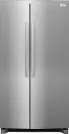 GRSN2620AF Frigidaire Gallery 25.6 Cu Ft Side By Side Refrigerator - Stainless Steel