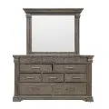 Madison Ridge Natural Bark Brown Dresser