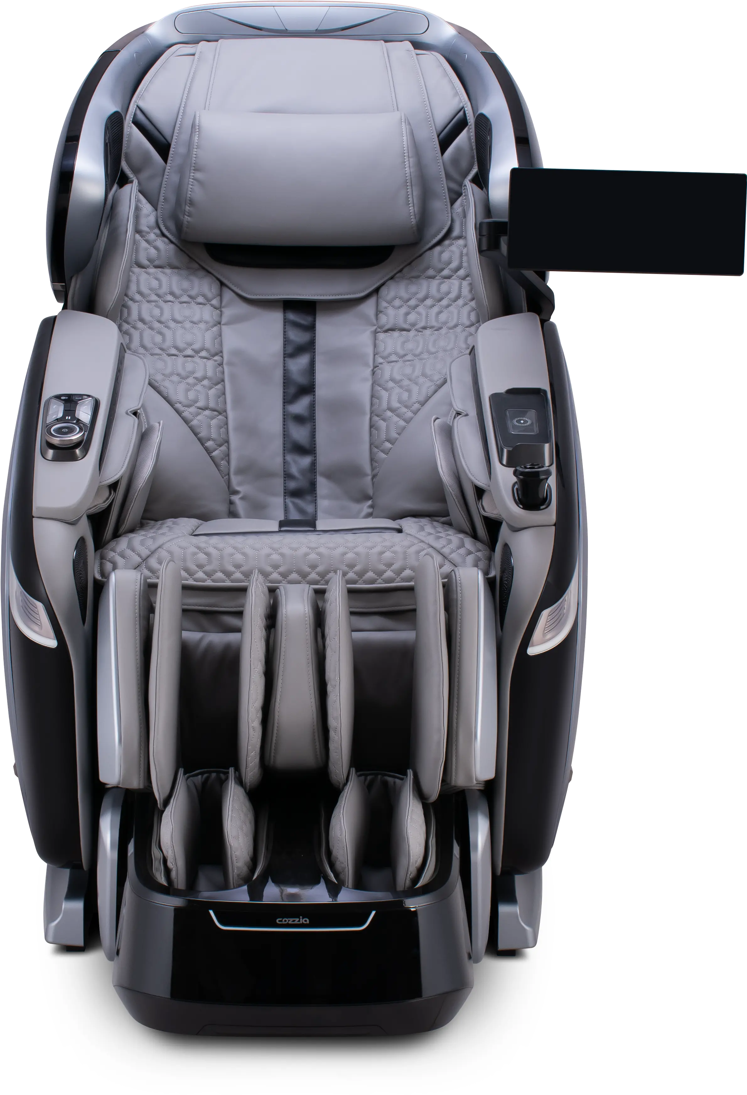 CZ-800 QUANTUM MSG CHR/SLV-BLK Cozzia Quantum CZ-800 Silver & Black Massage Chair-3