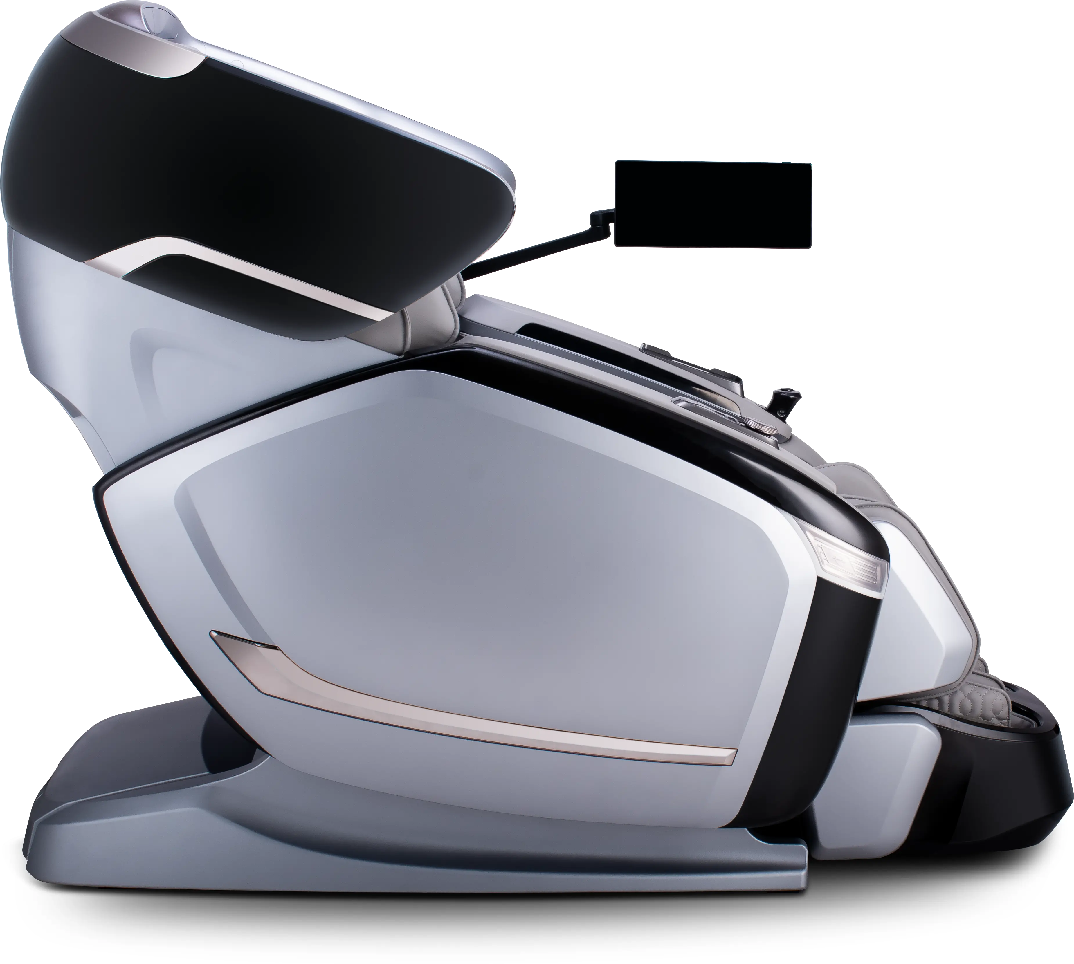 CZ-800 QUANTUM MSG CHR/SLV-BLK Cozzia Quantum CZ-800 Silver & Black Massage Chair-4