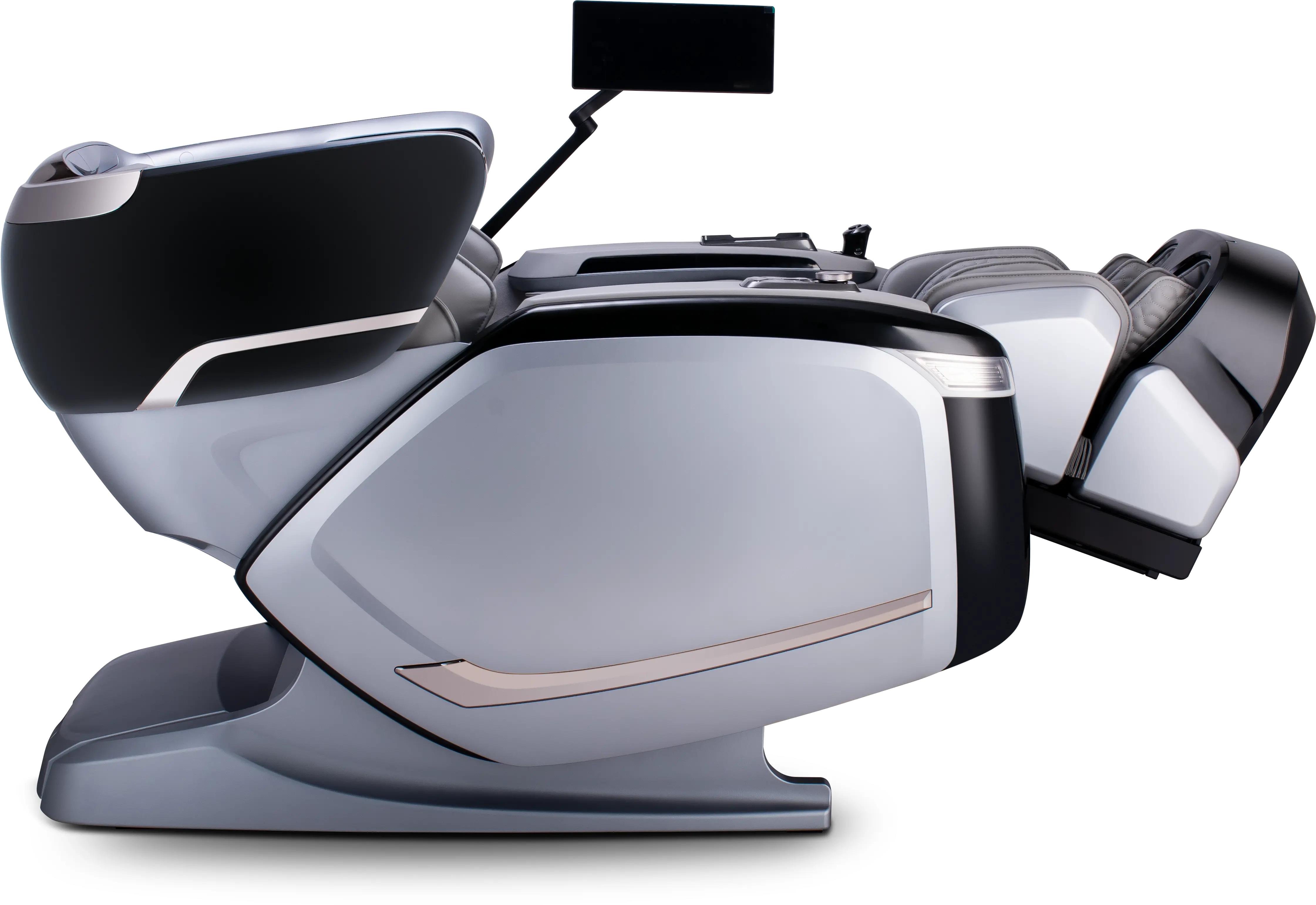 CZ-800 QUANTUM MSG CHR/SLV-BLK Cozzia Quantum CZ-800 Silver & Black Massage Chair-5