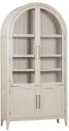 Flynn Light Gray Arched Cabinet