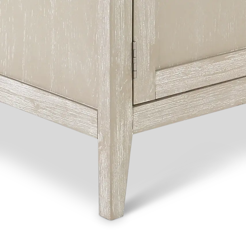 Flynn Light Gray Arched Cabinet-7
