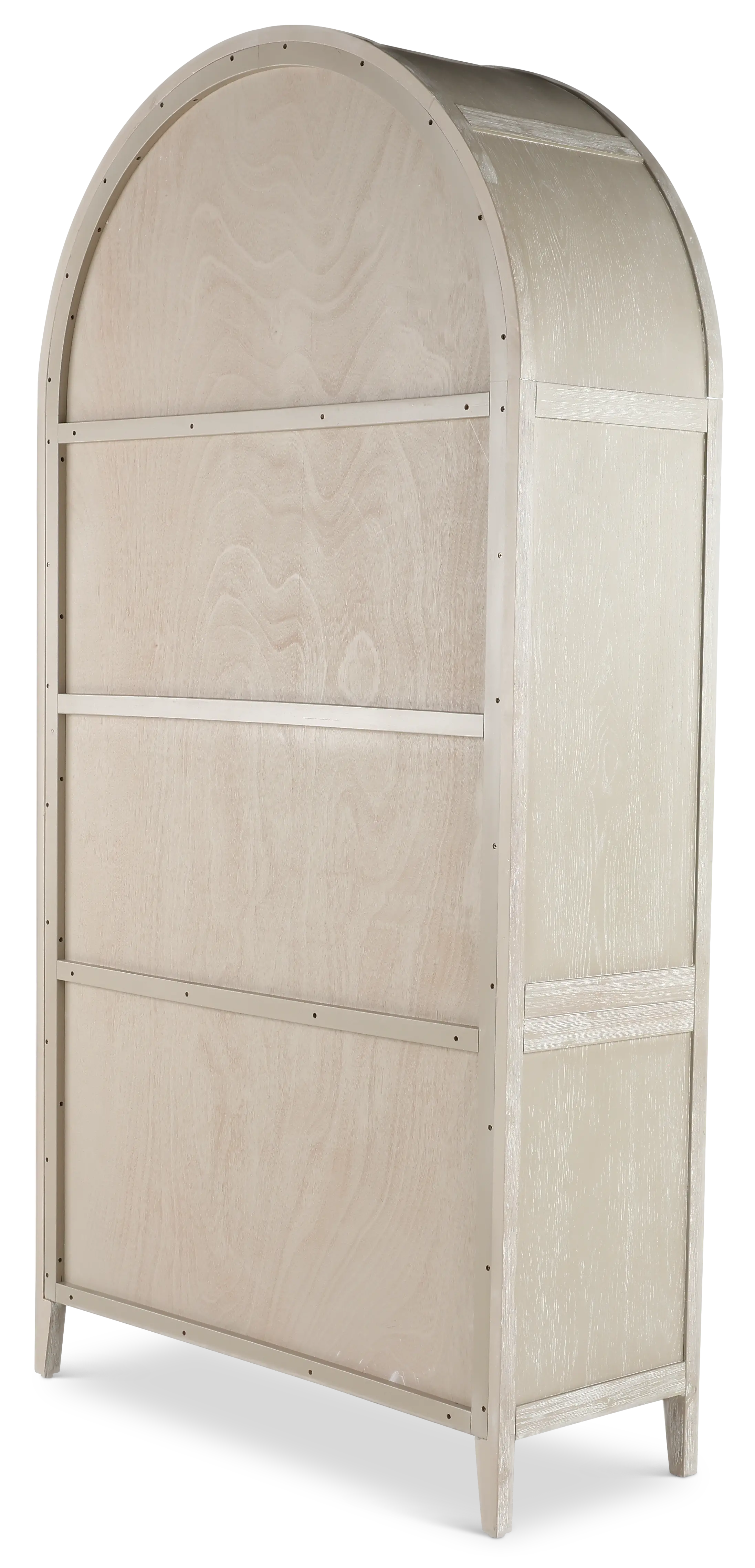 Flynn Light Gray Arched Cabinet-8