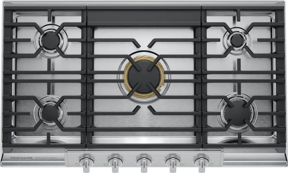 PCCG3680AS Frigidaire Professional 36 Gas Cooktop - Stainless Steel-1