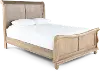 589WT-TRADITIONS-BED6/0 Traditions Saddle Tan California King Sleigh Bed