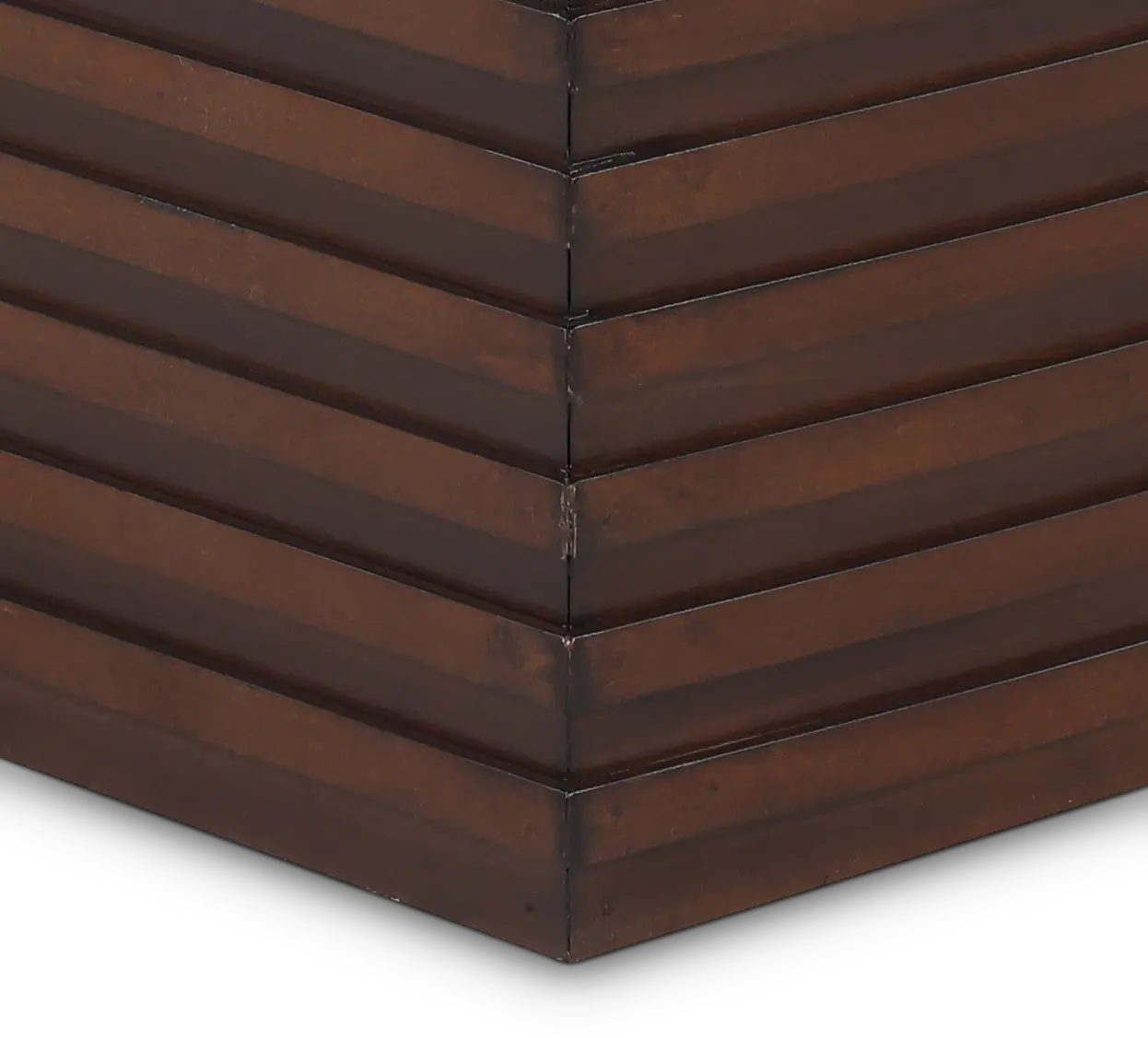 Dallas Walnut Brown and Glass Dining Table-5