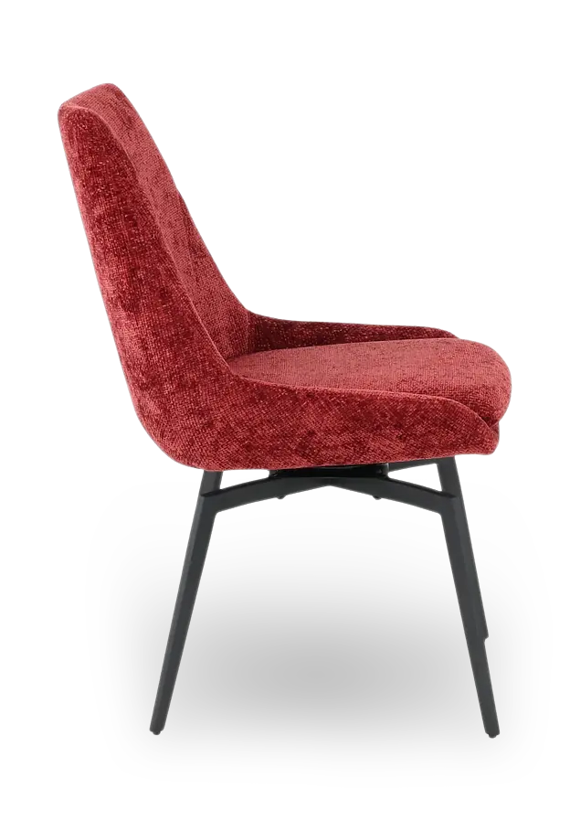 Cade Cherry Red Upholstered Dining Chair-5