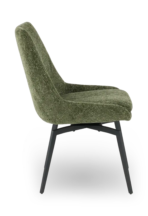 Cade Olive Green Upholstered Dining Chair-5