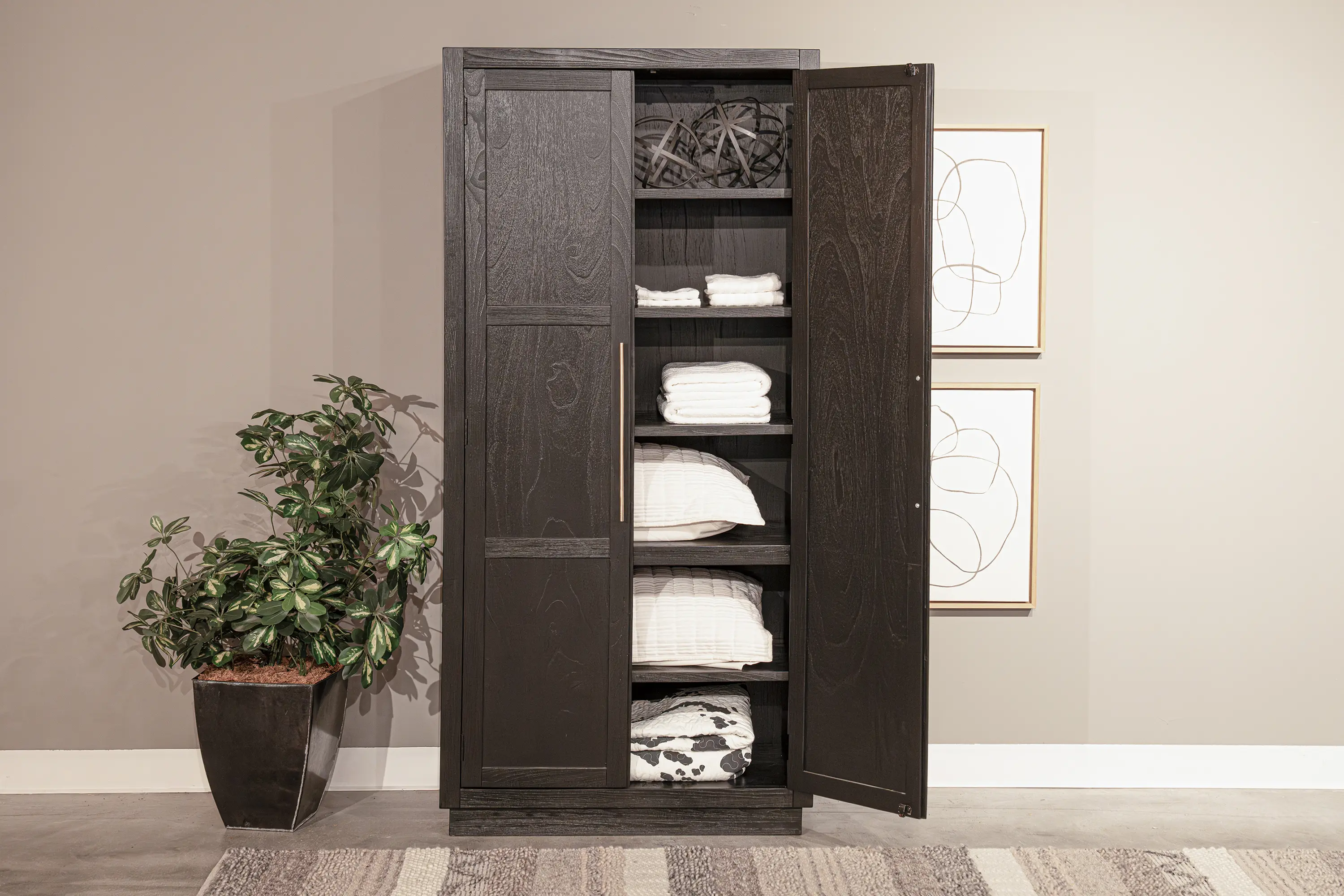 Gen-S Umbra Black Storage Cabinet-2