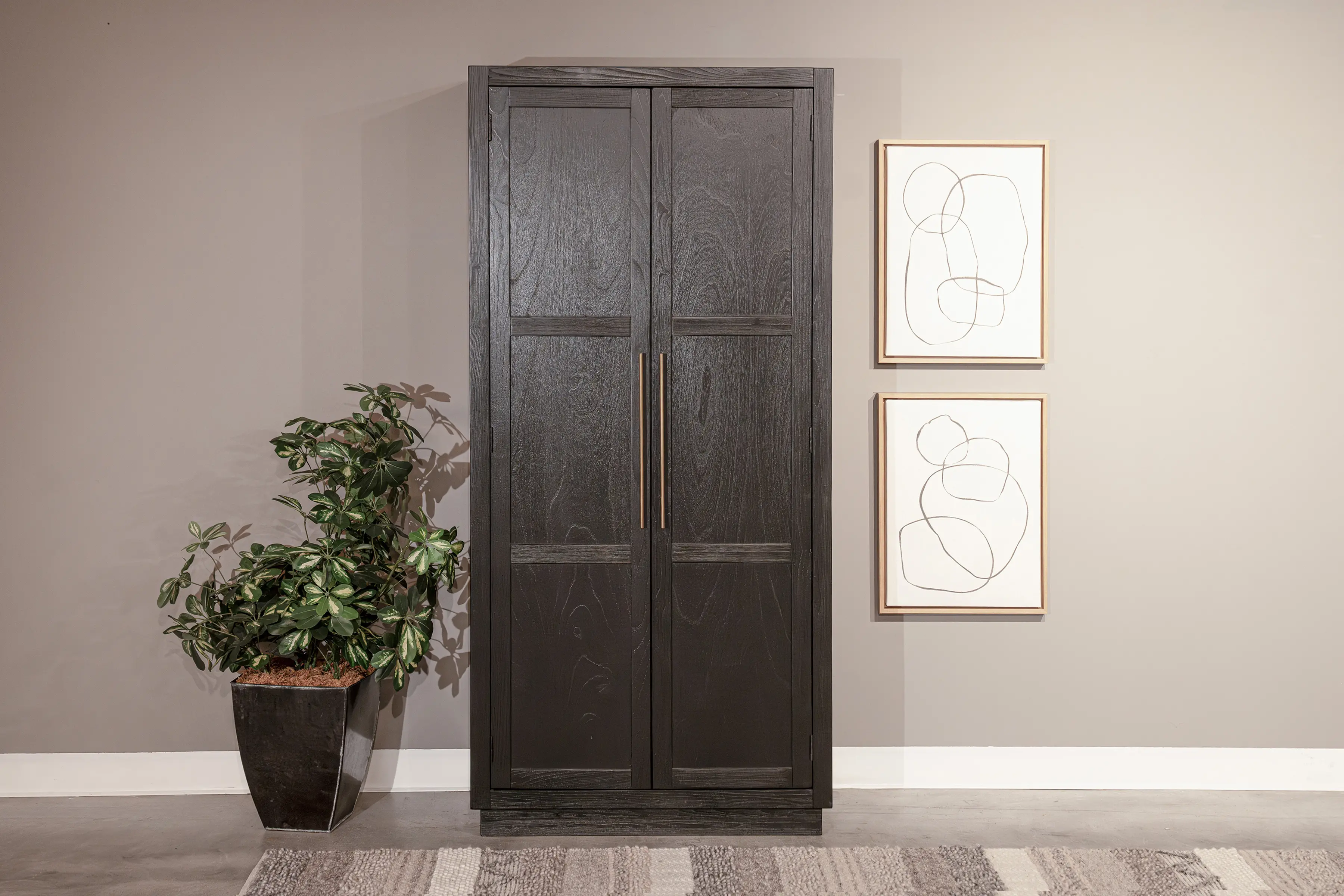 Gen-S Umbra Black Storage Cabinet-8