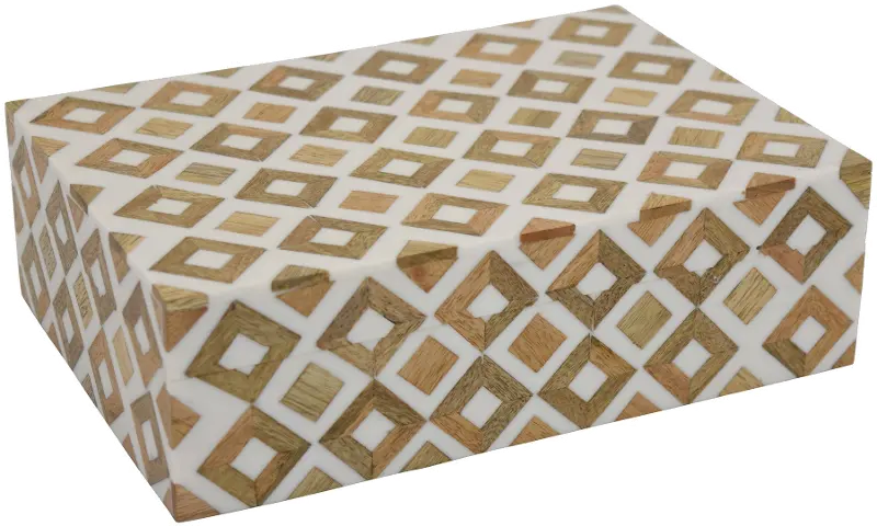 Inlay Decorative Earth Tone Box