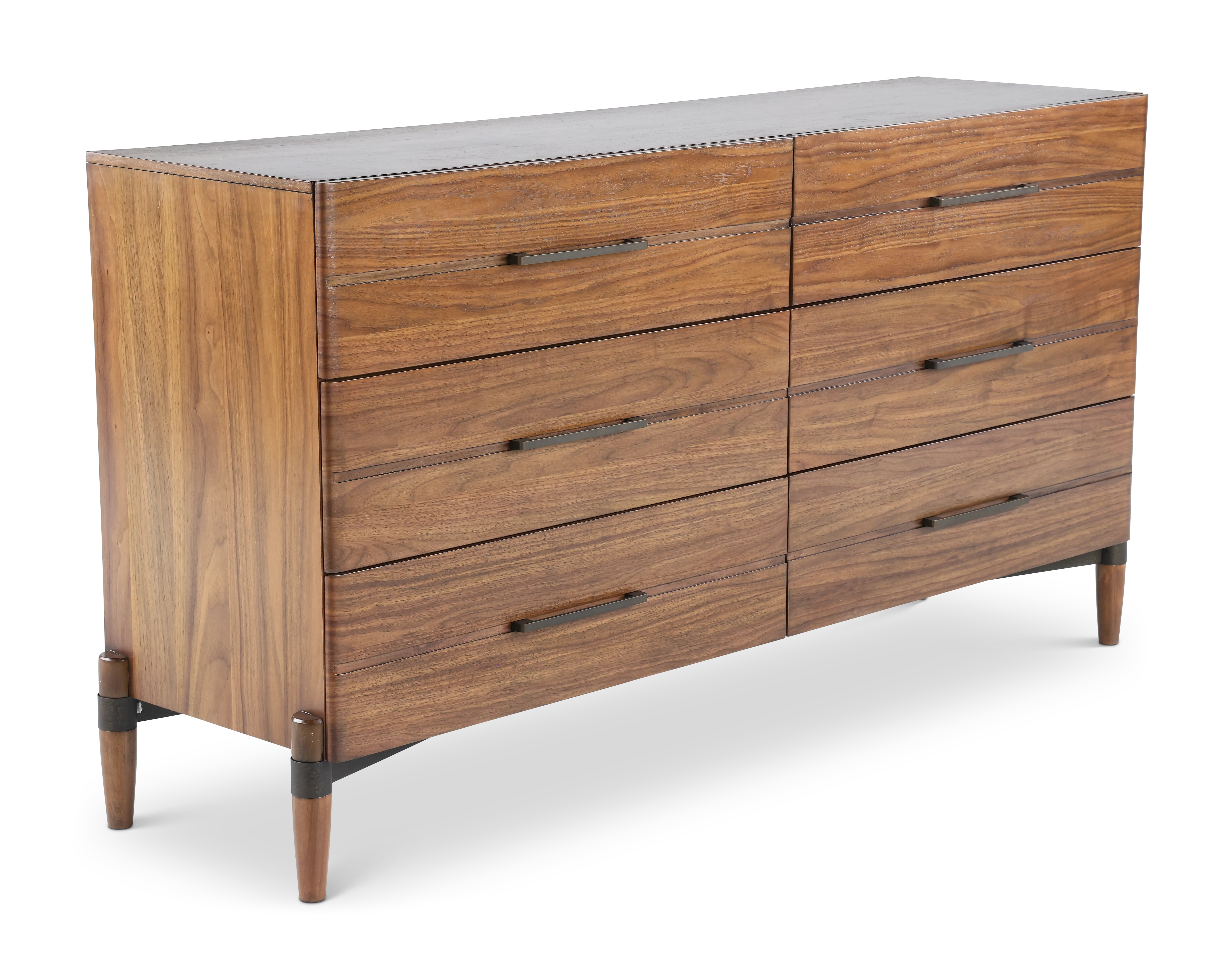 Tranquility Walnut Brown Dresser-4