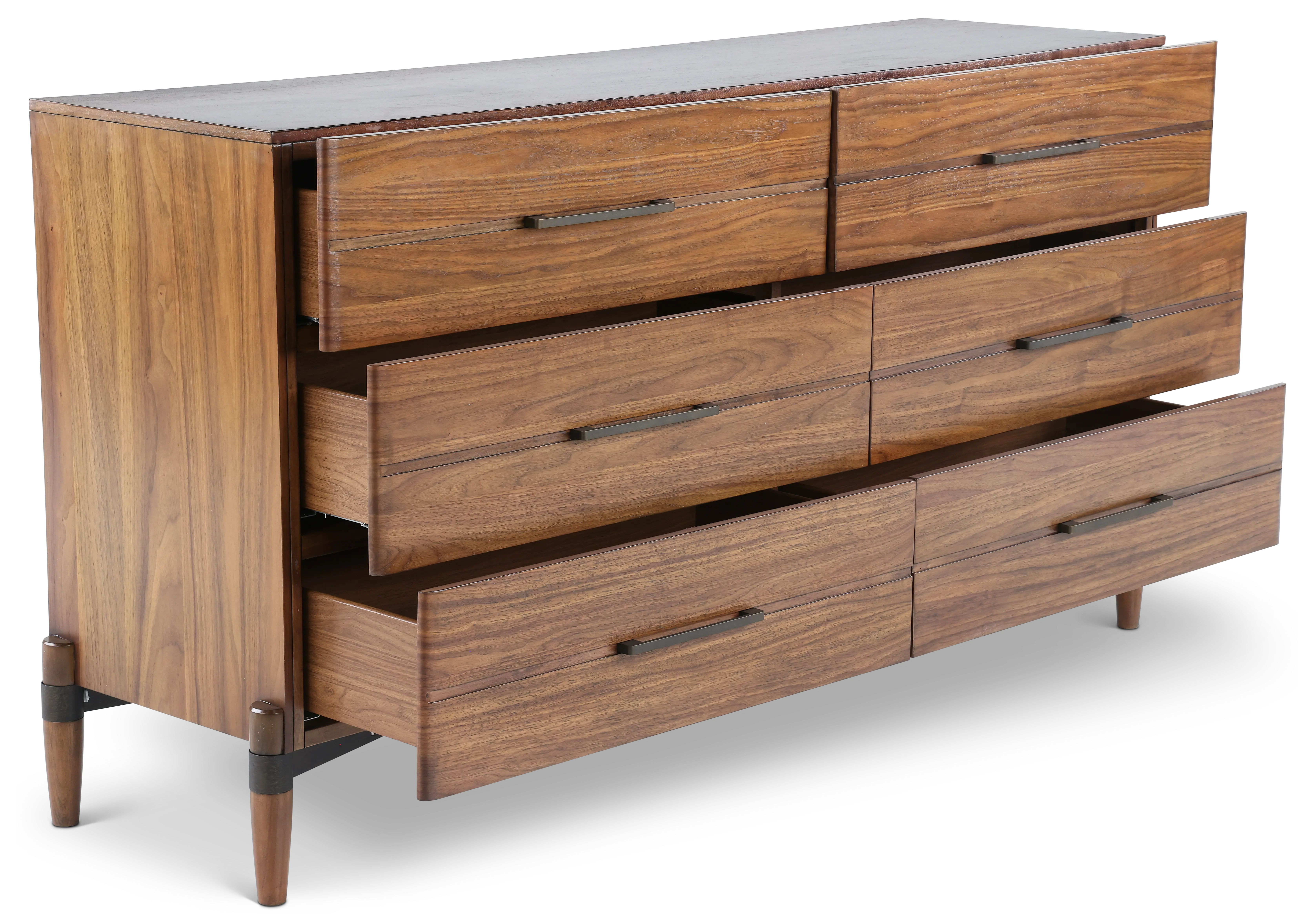 Tranquility Walnut Brown Dresser-5