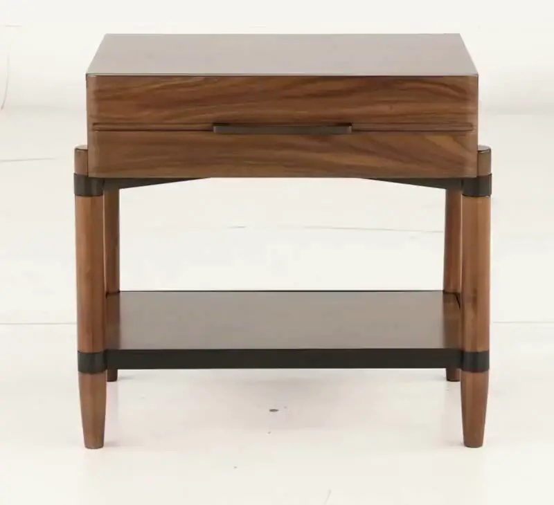 Tranquility Walnut Brown Nightstand-10