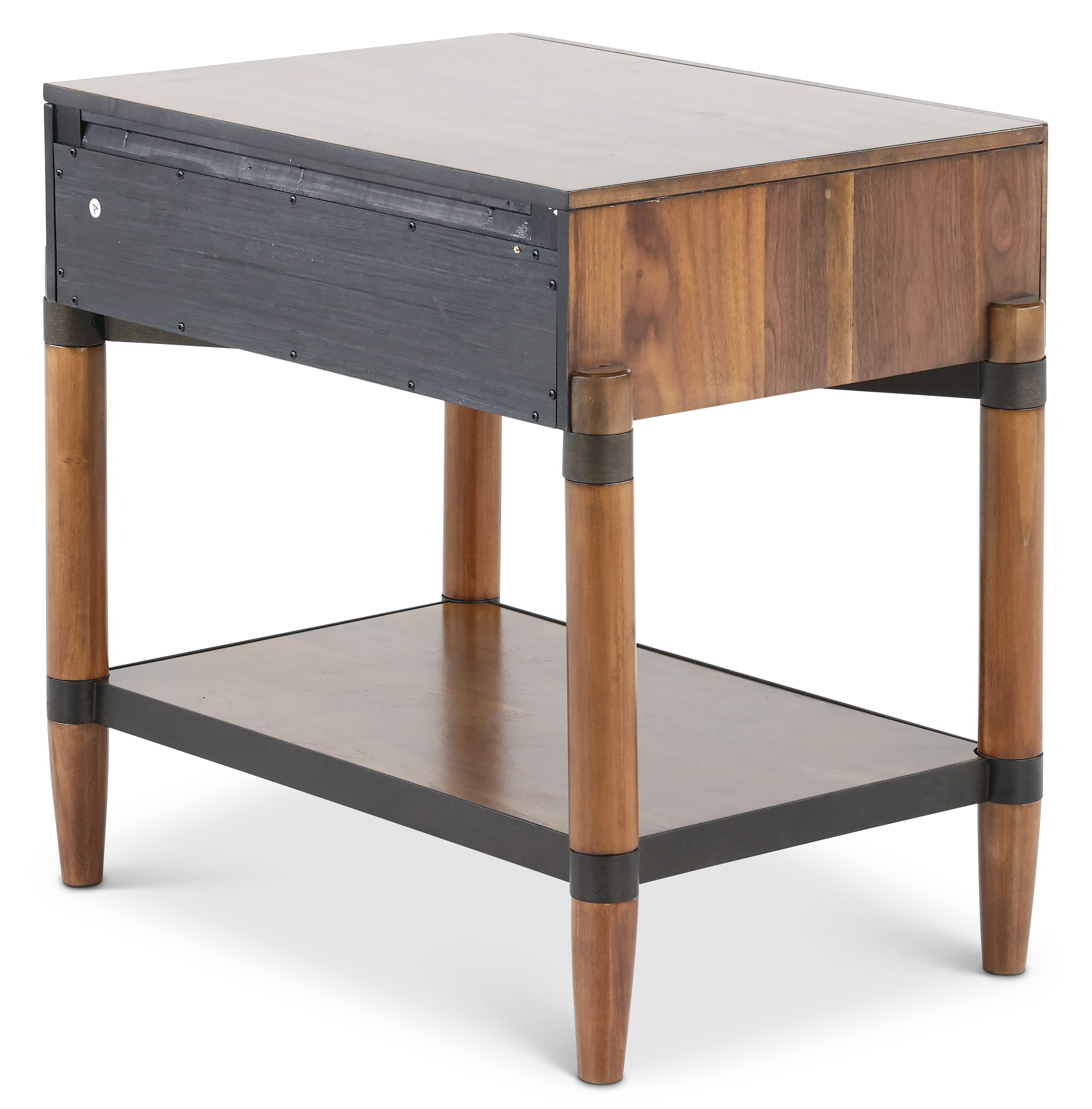 Tranquility Walnut Brown Nightstand-6