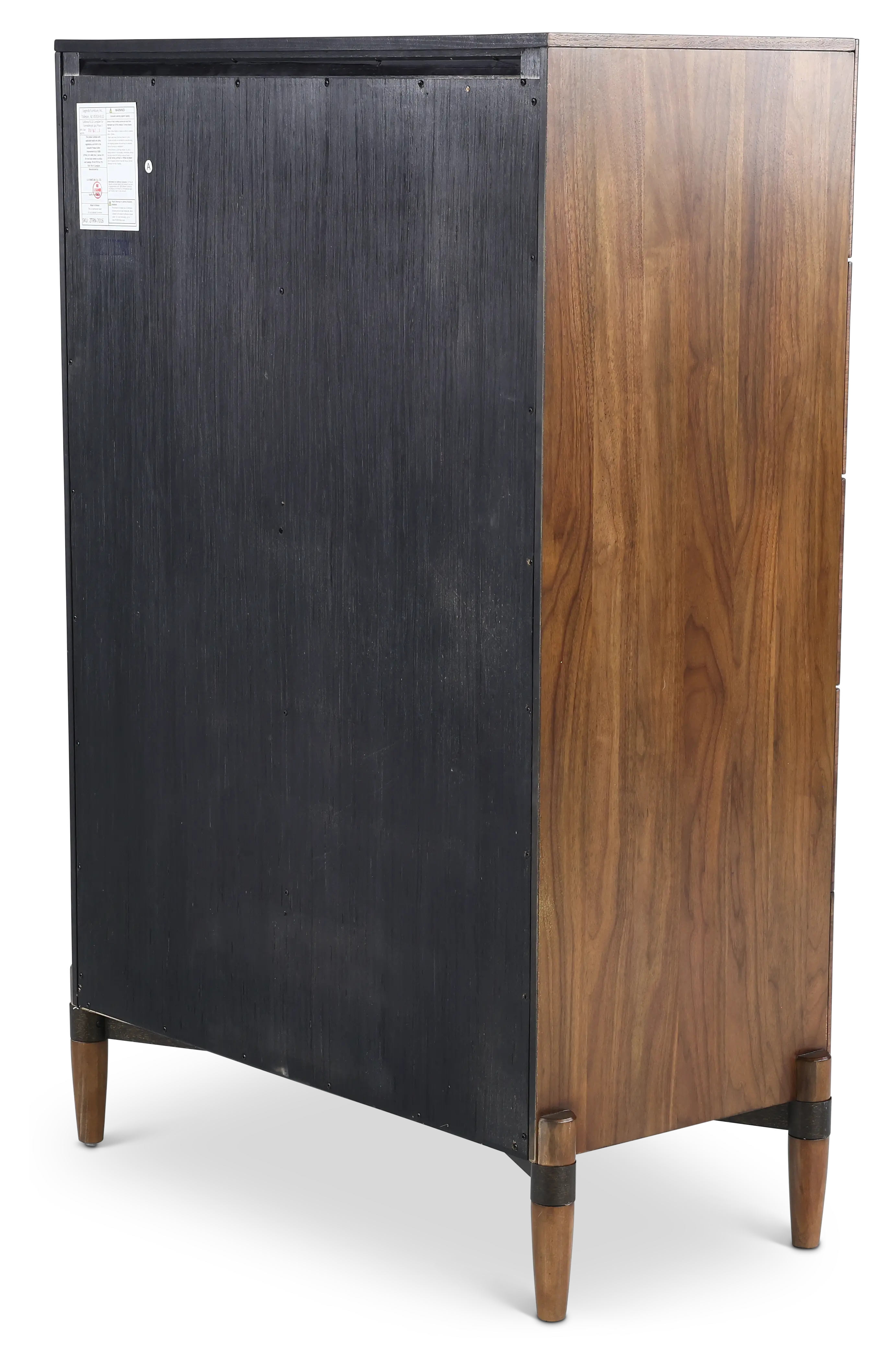 Tranquility Walnut Brown Chest of Drawers-6