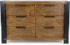 Pacifico Caramel and Black Dresser