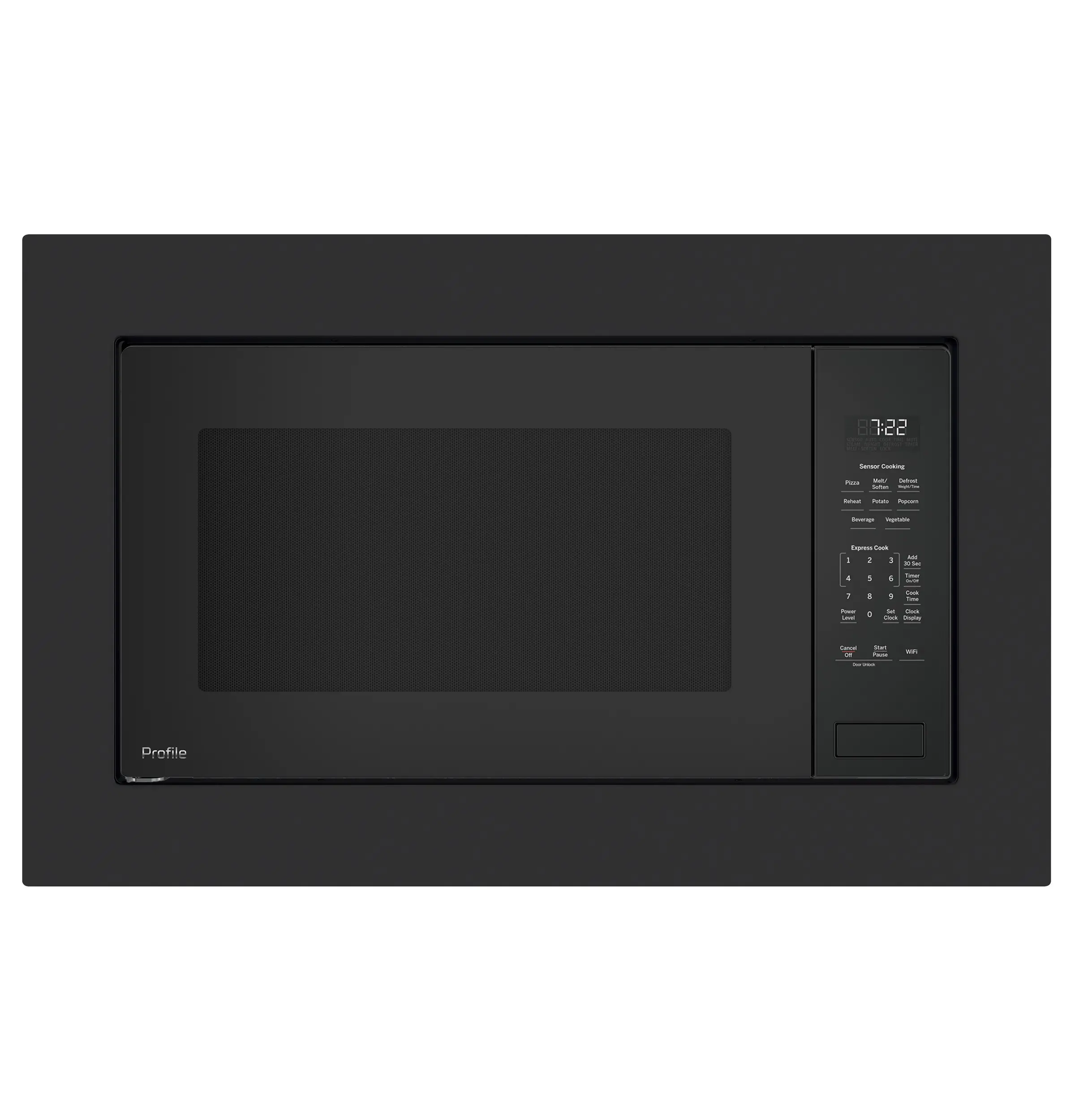 PCWK22U1WDD GE Profile 2.2 Cu Ft Built-In Microwave - Black-3