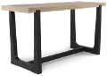 Sudbury Natural and Dark Brown Bar Height Dining Table