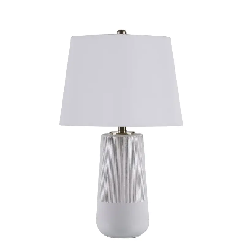 Ceramic White Table Lamp