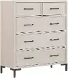 Wallburg Off-White Chest of Drawers