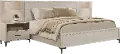 Wallburg Off-White Queen Platform Wall Bed